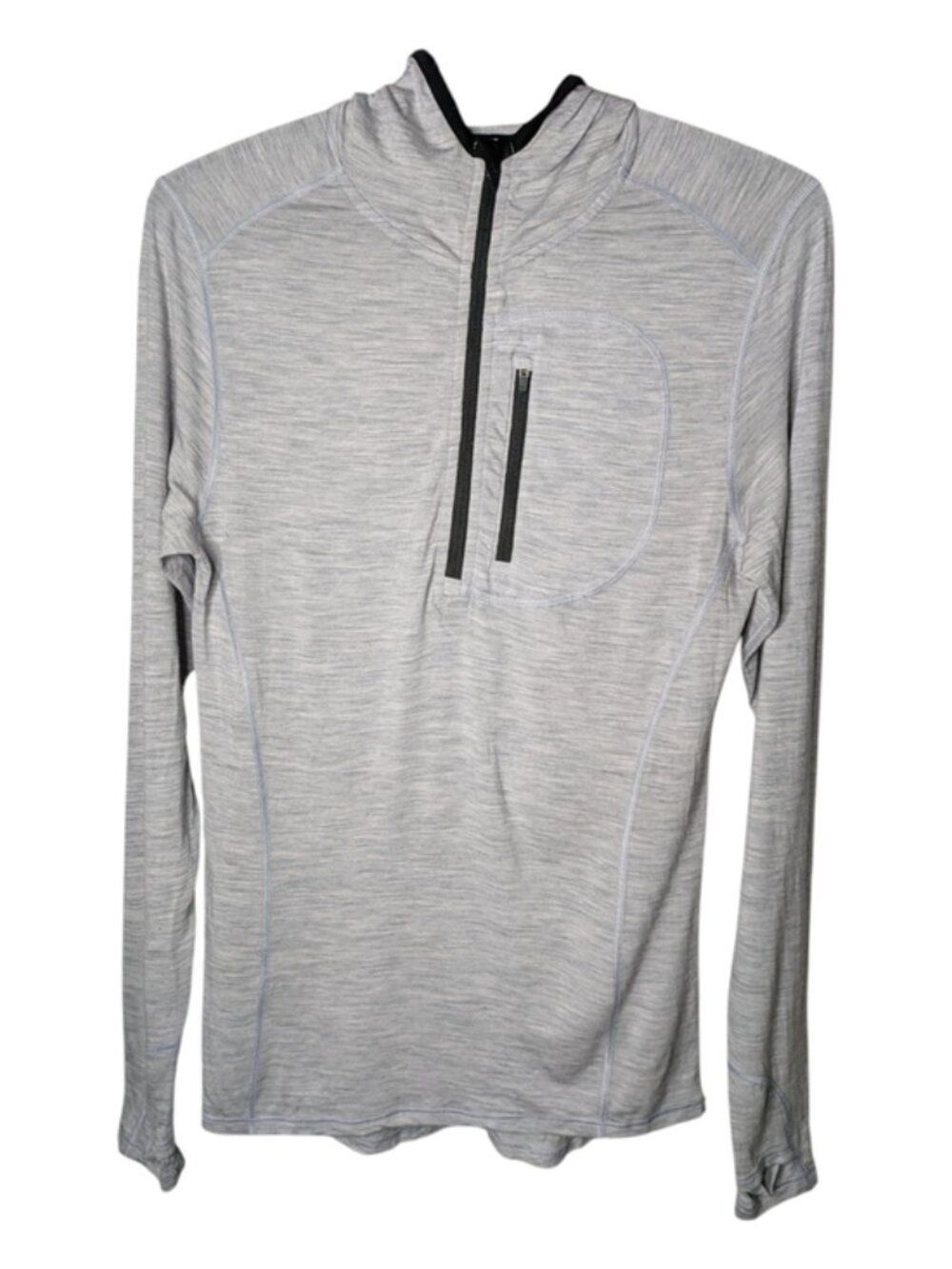 Minus 33 Microweight 145 Women's 1/4 Zip Sun Hoodie Woolverino Merino Size Small